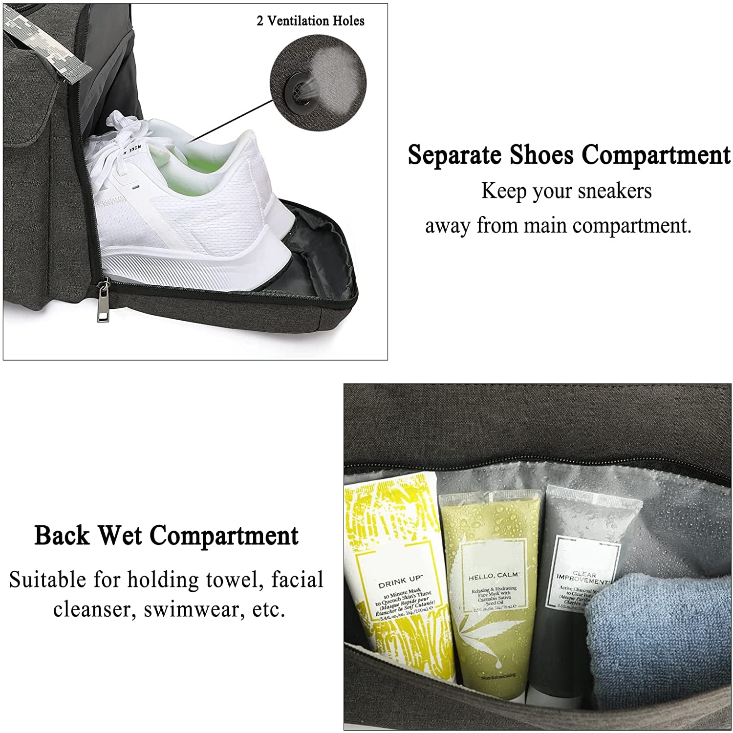  Gym Duffle Bag Backpack