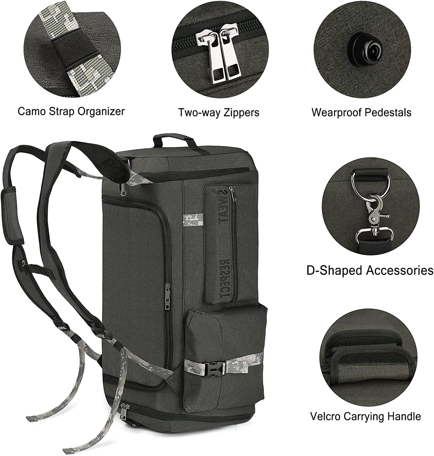  Gym Duffle Bag Backpack