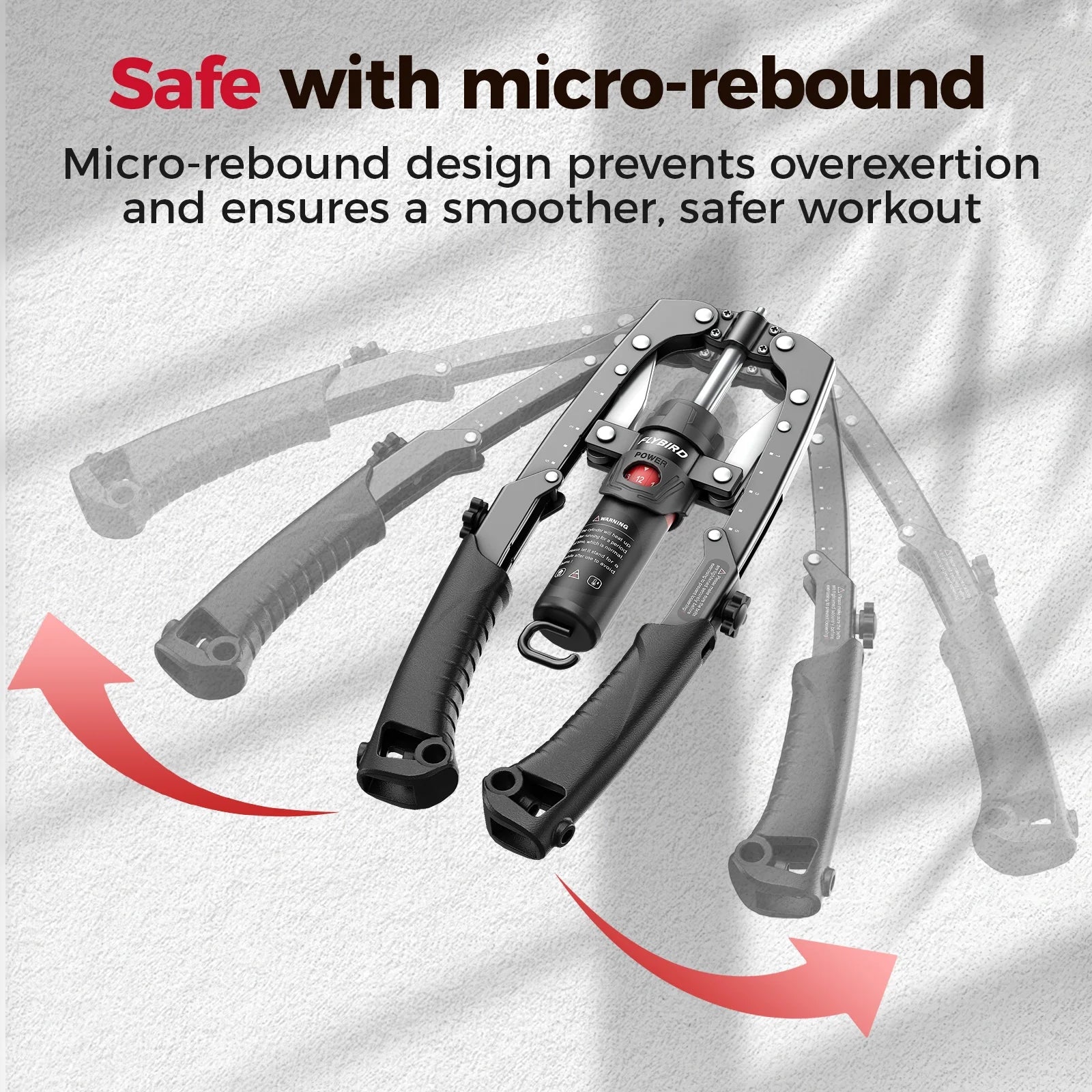 2-In-1 Twister Arm Trainer with Ab Roller Wheel, Adjustable 22-440Lbs Hydraulic Power Chest, Shoulders, Forearm, Triceps & Core Muscle Strengthener (Includes Backpack & Pad)