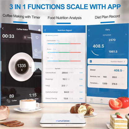 Bluetooth Food Scale with App