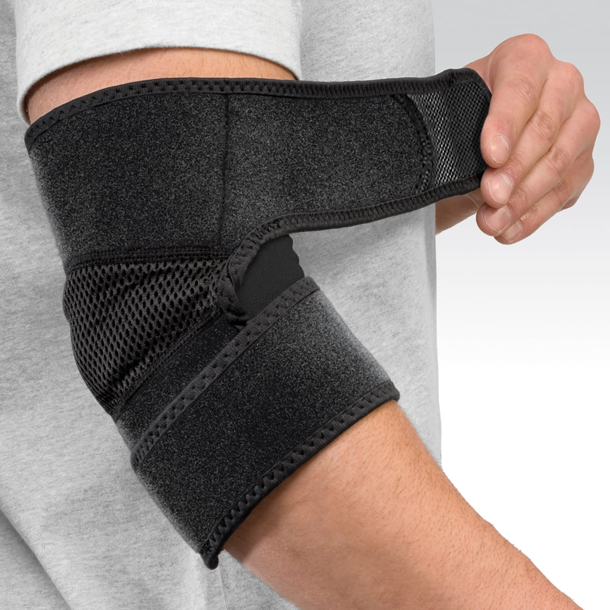 Sports Medicine Adjustable Elbow Support Wraparound Brace-One Size